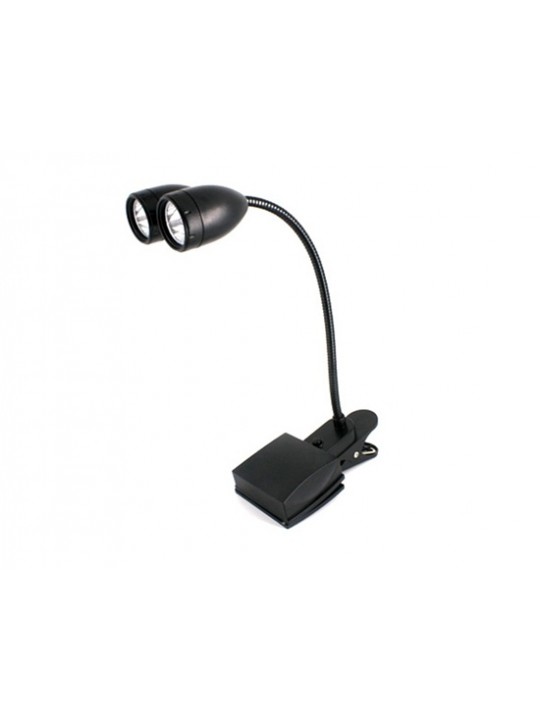 Super Bright LED Clip Lamp (Black)