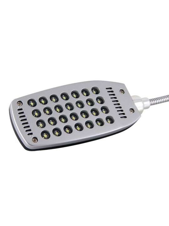 Stylish Portable USB 28-LED Light (Silver)