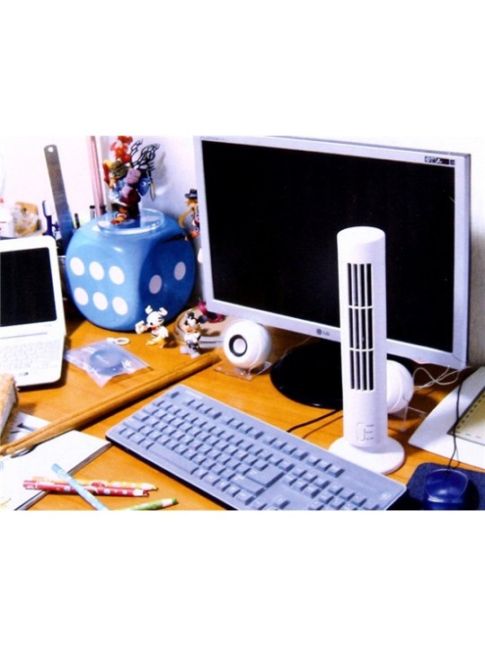 USB Air Conditioner Shaped Fan (Black)