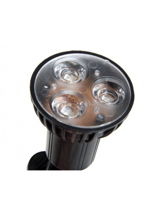 3-LED USB 2.0 Notebook Clip Lamp (Black)