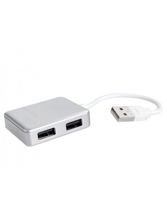 SY-H20 4-port USB 2.0 Hub (Silver)