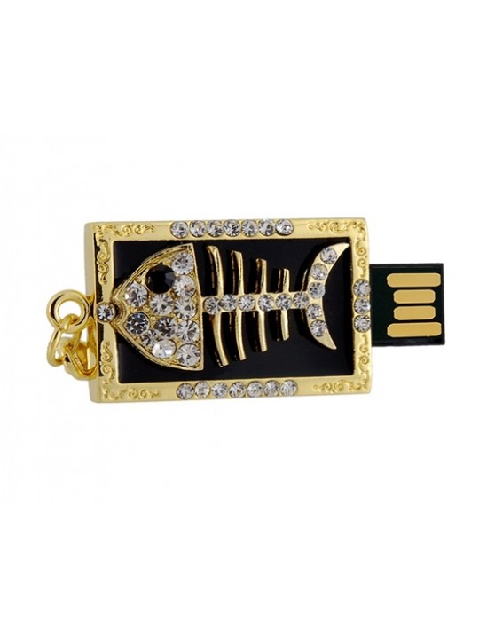 Fish Bone 8GB USB Flash Drive