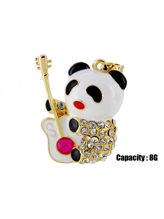 8G Cute Guitar Bear USB Flash Drive