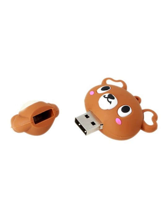 4G Little Raccoon USB Flash Drive (Brown)