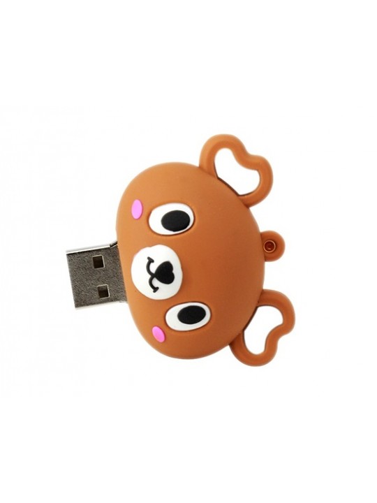 4G Little Raccoon USB Flash Drive (Brown)