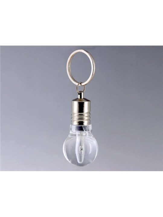 4GB Blue Light LED Bulb USB Flash Drive Key Ring