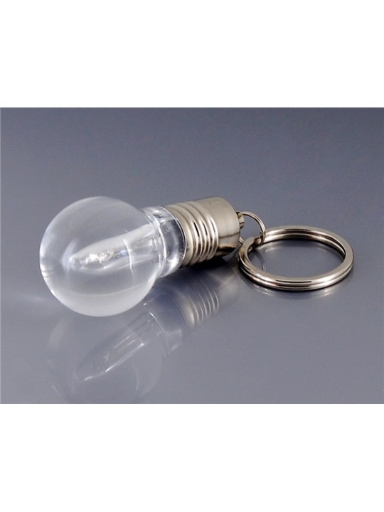 8GB Blue Light LED Bulb USB Flash Drive Key Ring