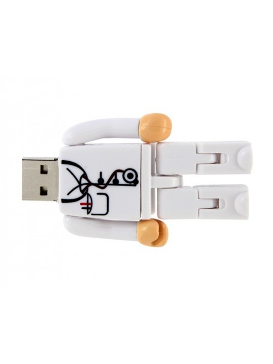 Cartoon Doctor Shaped 8GB USB Flash Drive (White)