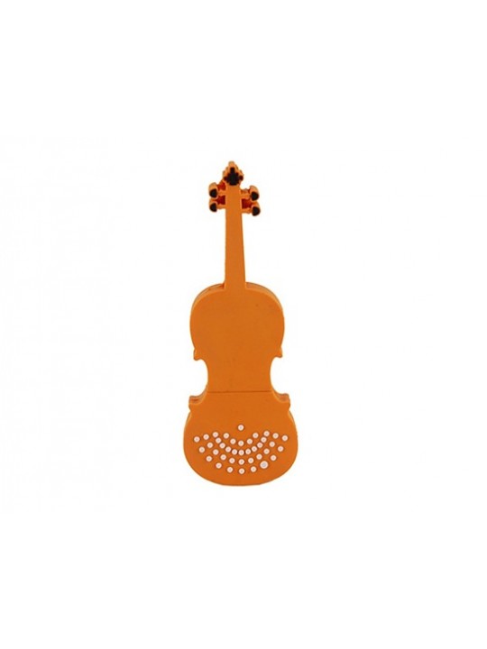 Violin Design 16GB USB Flash Drive (Orange)