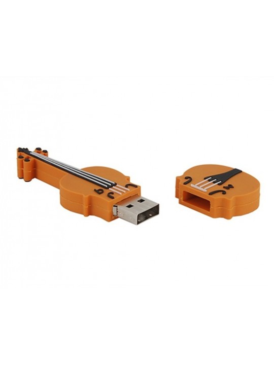 Violin Design 16GB USB Flash Drive (Orange)