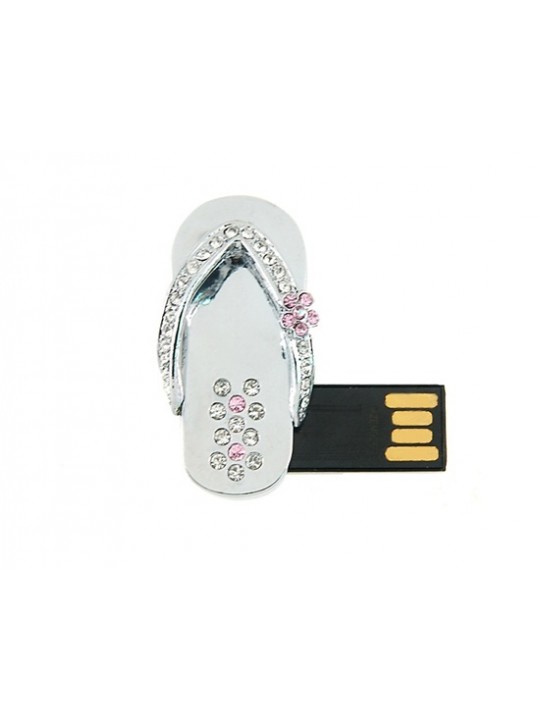 Shoe Shaped 16GB USB Flash Drive (Silver)