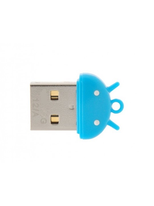 LD Android Robot Shaped 4GB USB Flash Drive (Blue)