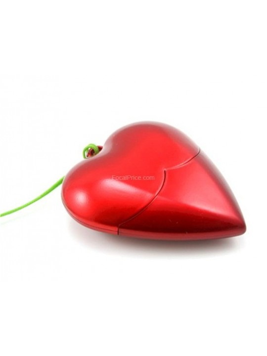 2GB Heart-shaped USB Flash Drive (Red)