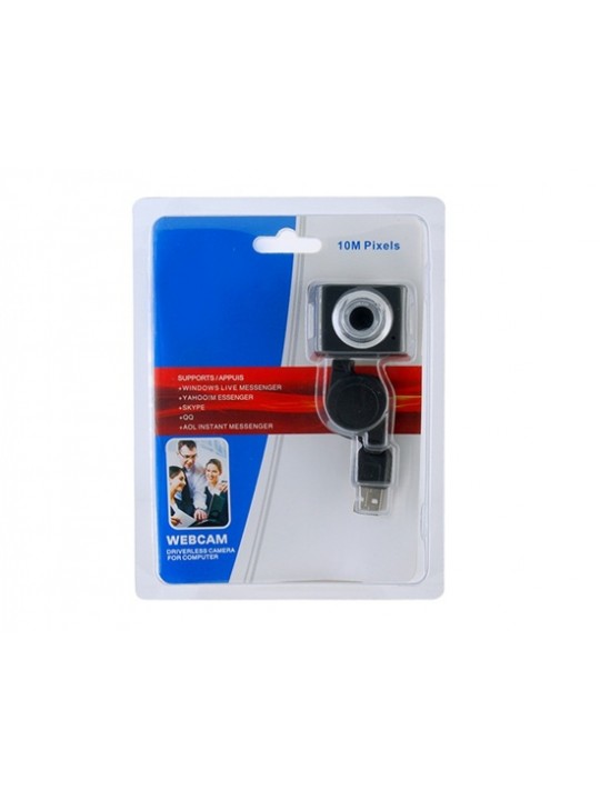 Retractable USB 2.0 10 M Webcam (Black)