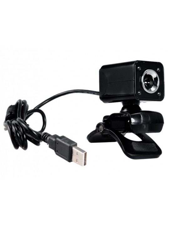 A862 360° Rotatable 5MP HD Webcam (Black)