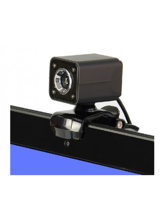 A862 360° Rotatable 5MP HD Webcam (Black)