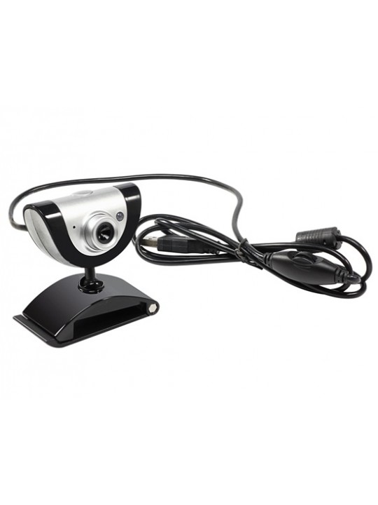 A880 16MP High Definition Web Camera for PC Laptop with 1.5m Cable, Microphone & 360-degree Rotation 