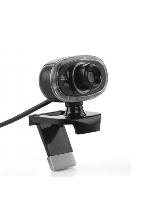 A881 12MP High Definition Web Camera for PC Laptop with 1.5m Cable, Microphone & 360-degree Rotation (Black)