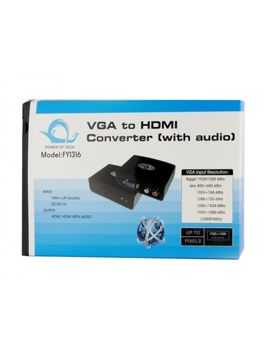 VGA to HDMI Video Converter (Black)