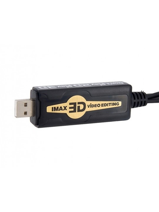 USB 2.0 Photo/2D to 3D Video Editor (Black)