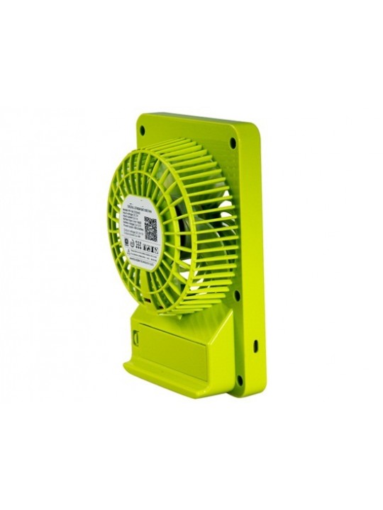 WV-361 Portable Mini Rechargeable 4 Blades USB Fan (Green)