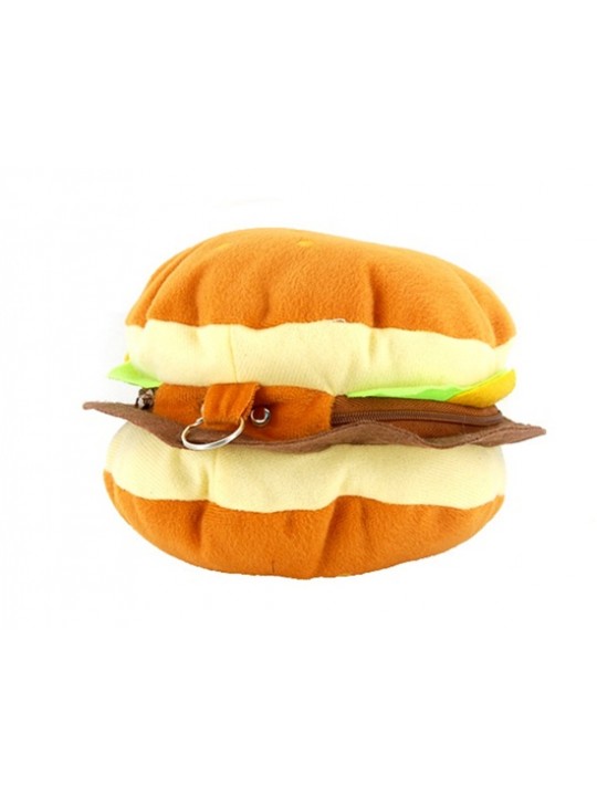 Cute Stuffed Hamburger CD Disk Case (Yellow)